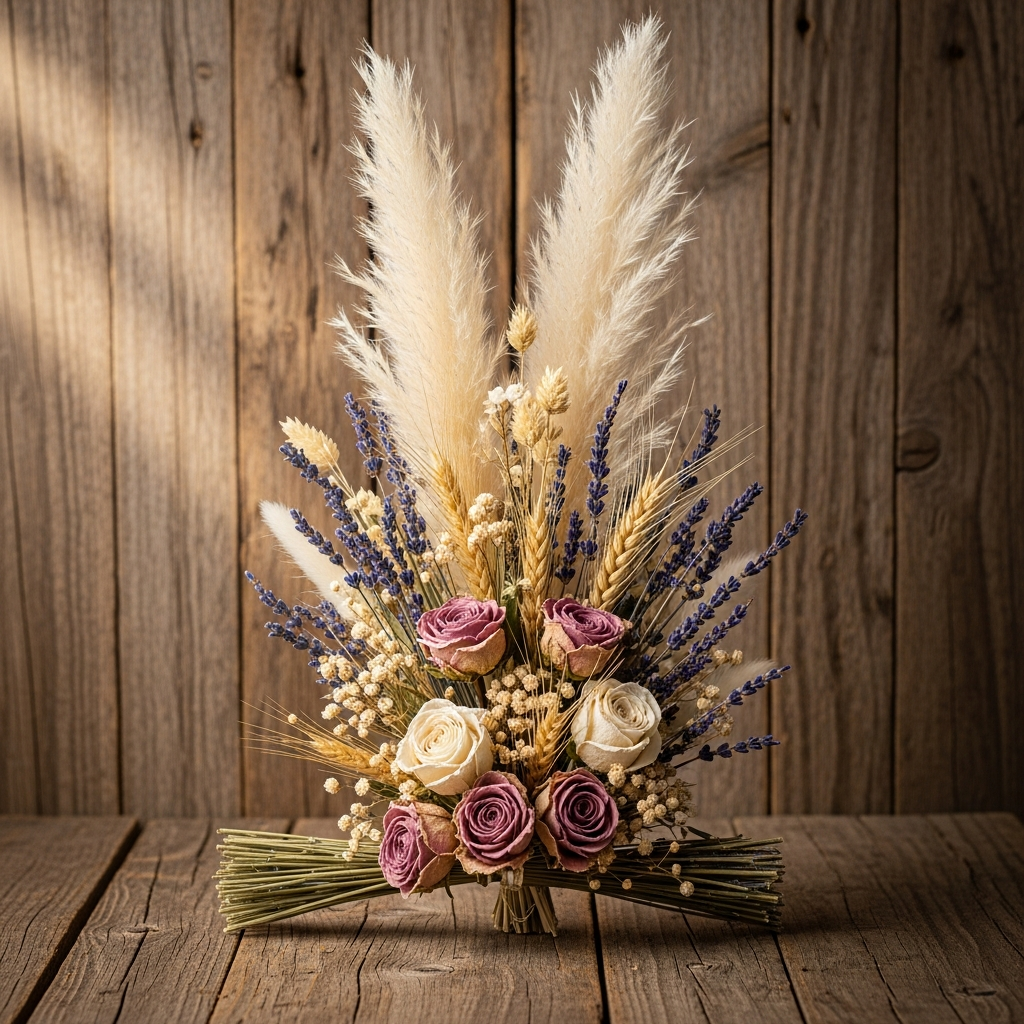 Сухоцветы и стабилизированные цветы