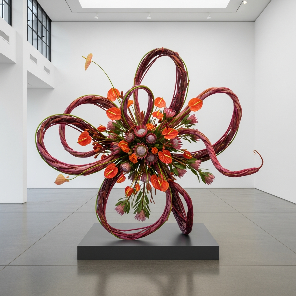 Цветочные скульптуры