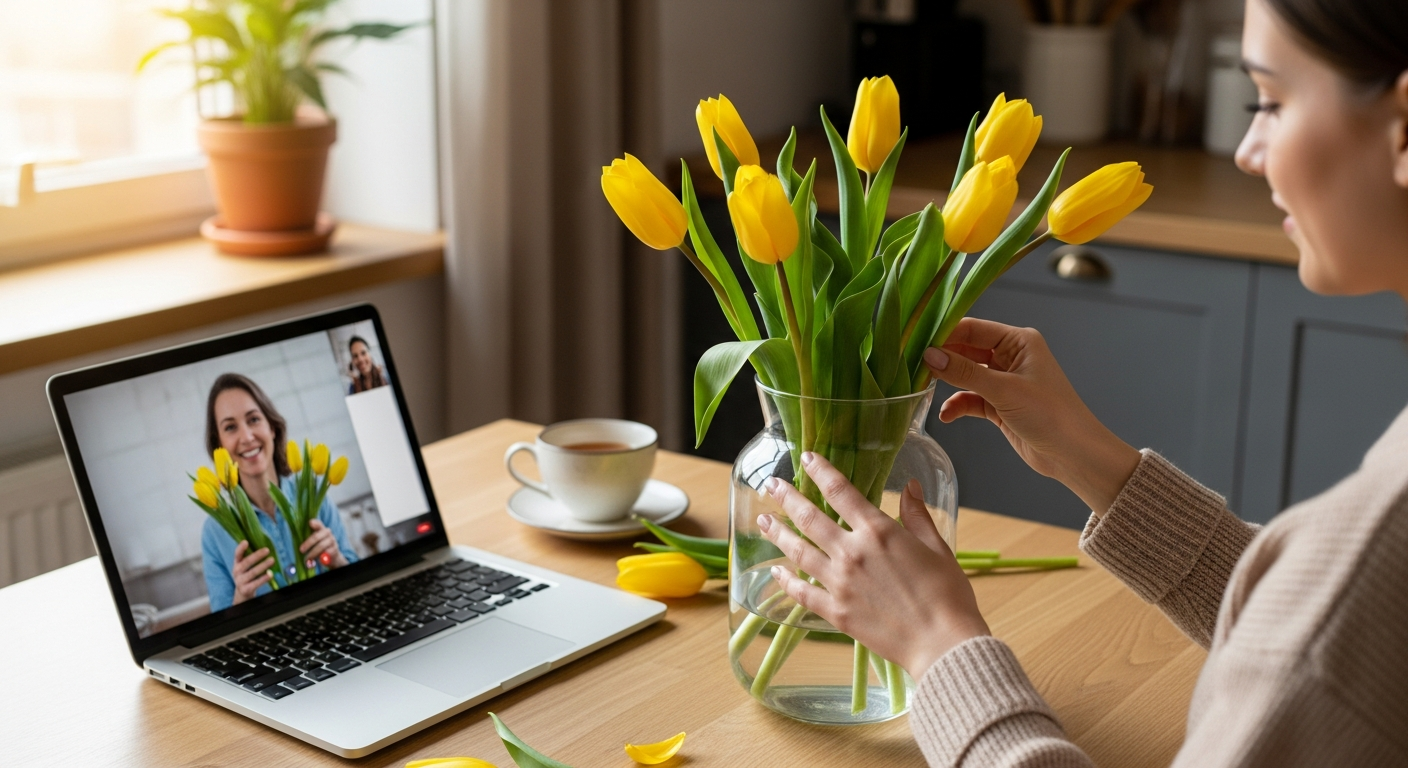 Онлайн-урок флористики