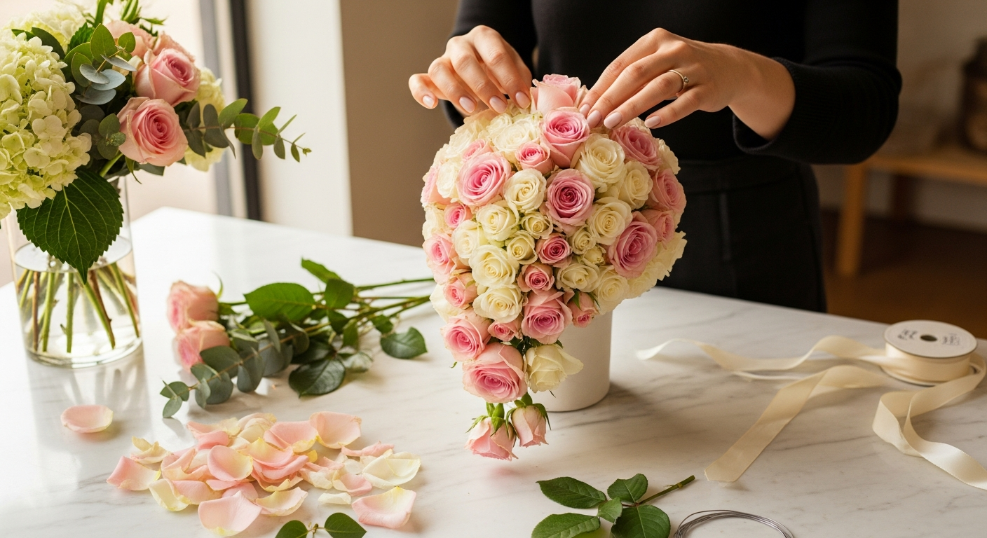 Создание флористической композиции — практическое занятие курса Bloomera